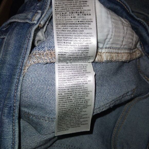 Gap Women's Blue Favorite Jeggings Light Wash Regular Fit Size 0/25 - Picture 5 of 11